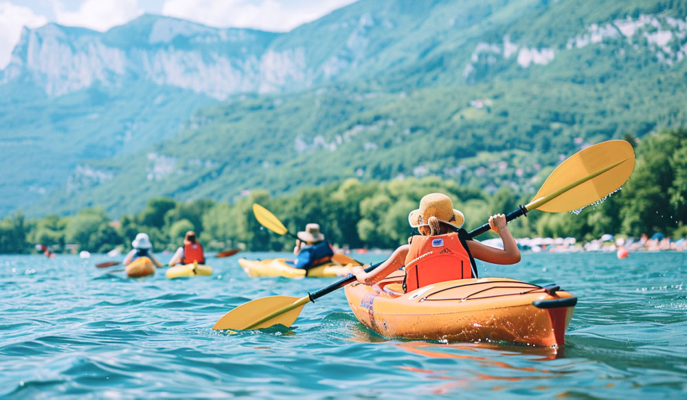 journée activité organisée autour du lac d'Annecy